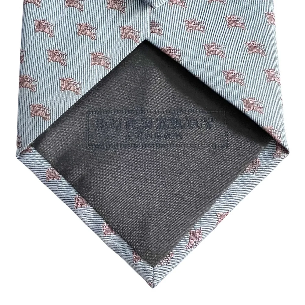 Burberry Equestrian Knight Silk Necktie - Picture 7 of 11